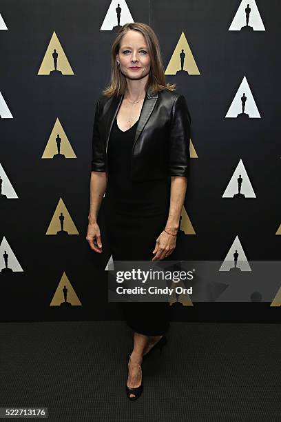 Actress Jodie Foster attends The Academy Museum presents 25th Anniversary event of "Silence Of The Lambs" at The Museum of Modern Art on April 20,...