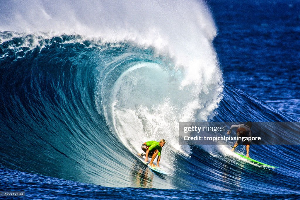 Surfing on the North Shore