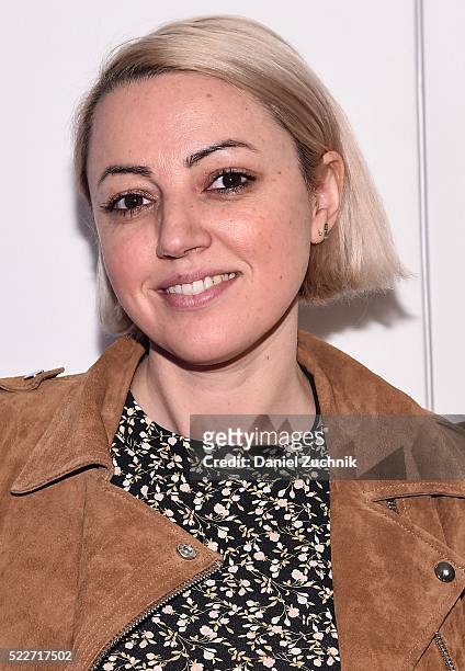 Sophia Rossi attends the Tribeca Talks - Daring Women Summit during the 2016 Tribeca Film Festival at Spring Studios on April 20, 2016 in New York...