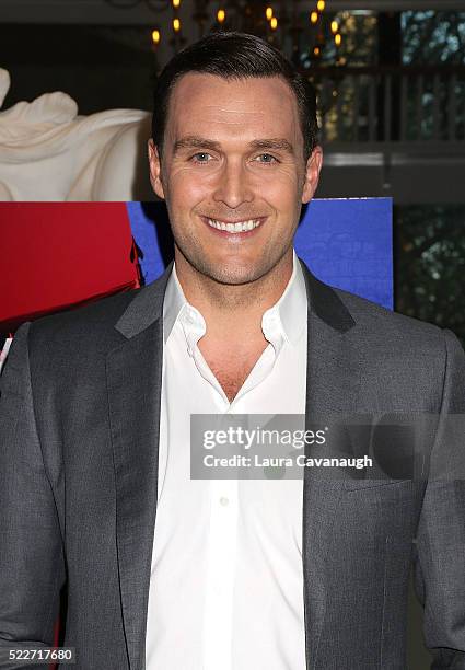 Owain Yeoman attends "TURN: Washington's Spies" Season 3 Premiere at New-York Historical Society on April 20, 2016 in New York City.