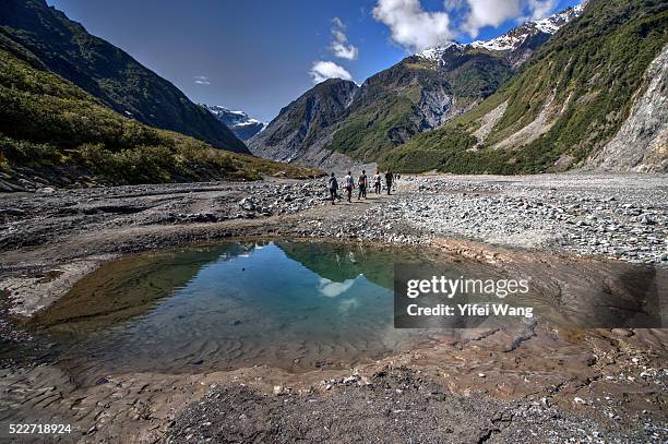 fox valley - fox glacier stock pictures, royalty-free photos & images