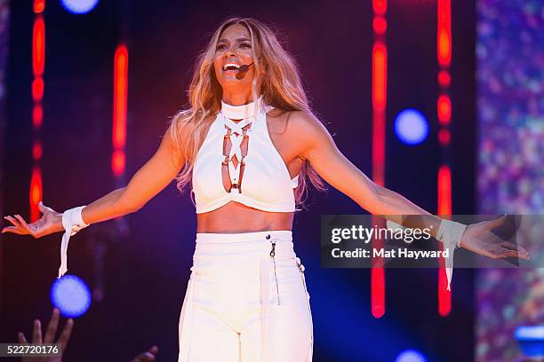 Ciara performs on stage during We Day at KeyArena on April 20, 2016 in Seattle, Washington.