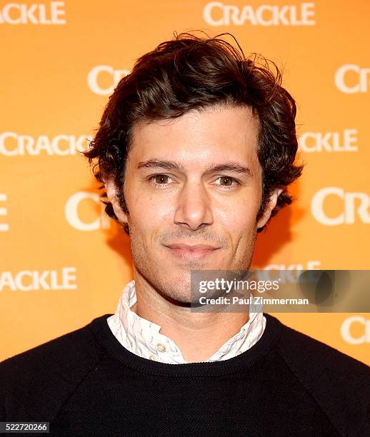 Actor/producer Adam Brody attends the Crackle's 2016 Upfront Presentation at New York City Center on April 20, 2016 in New York City.