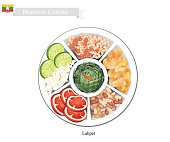 Lahpet or Burmese Pickled Tea Leaf Salad