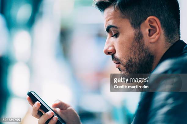 businessman surfing the net - man side way looking stock pictures, royalty-free photos & images