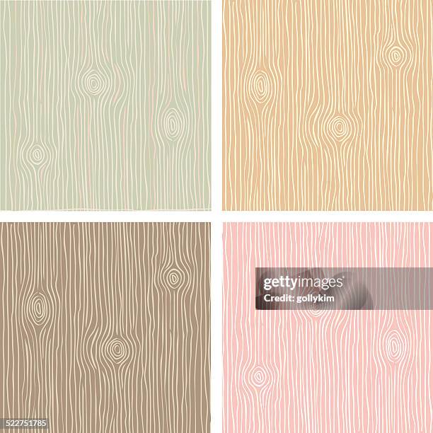 illustrations, cliparts, dessins animés et icônes de texture de grain de bois vintage couleur - veine du bois