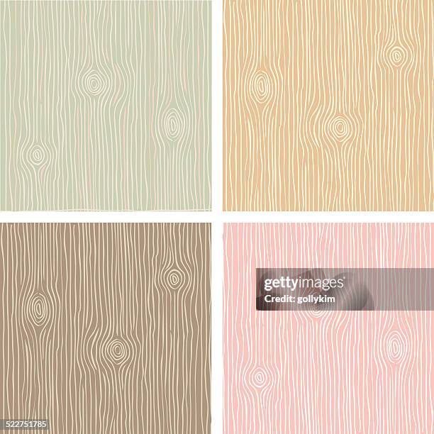 illustrazioni stock, clip art, cartoni animati e icone di tendenza di grana del legno texture vintage a colori - wood grain