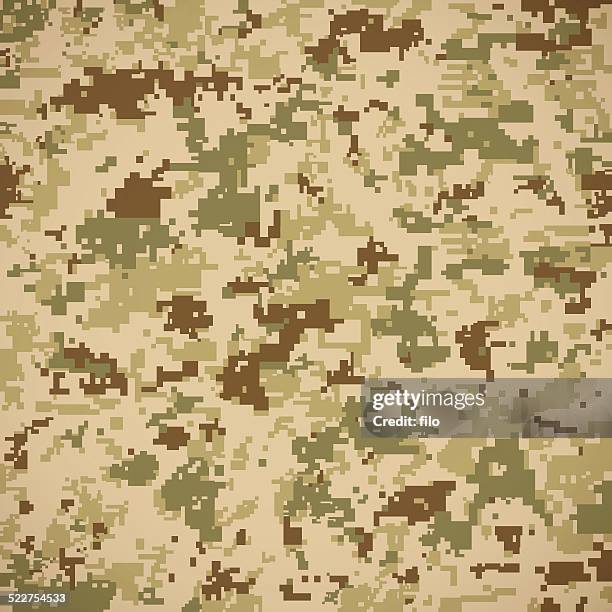 illustrazioni stock, clip art, cartoni animati e icone di tendenza di motivo camoflage - camuffamento