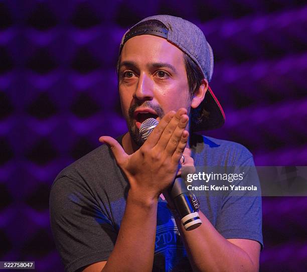 Lin Manuel Miranda Rapping Joe Miranda Photos and Premium High Res Pictures - Getty Images