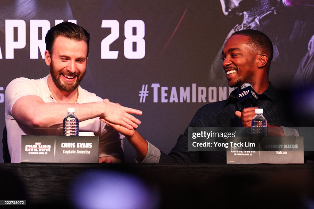 Marvel's 'Captain America: Civil War' - Southeast Asia Press Conference