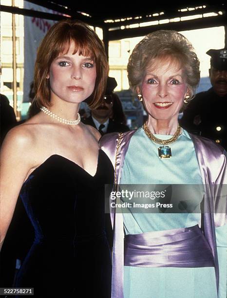 Janet Leigh and daughter Kelly Curtis circa 1990.