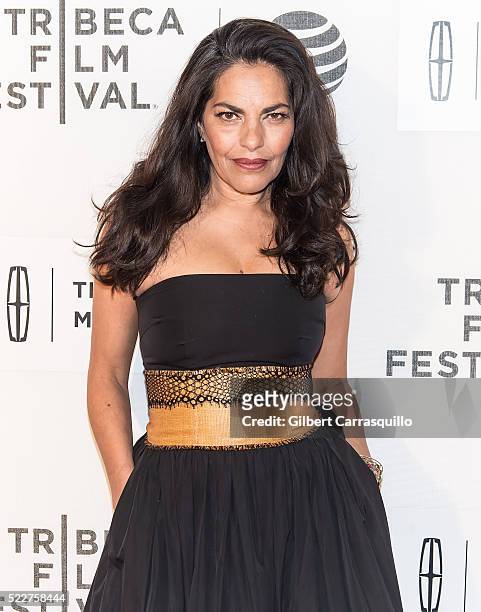 Actress Sarita Choudhury attends 'A Hologram For The King' World Premiere during 2016 Tribeca Film Festival at John Zuccotti Theater at BMCC Tribeca...