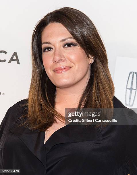 Comedian Michelle Collins attends 'A Hologram For The King' World Premiere during 2016 Tribeca Film Festival at John Zuccotti Theater at BMCC Tribeca...