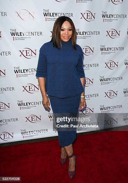 Actress Tisha Campbell Martin attends the benefit for children with autism at Xen Lounge on April 17, 2016 in Studio City, California.