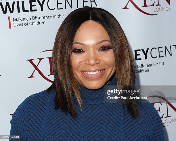 Actress Tisha Campbell Martin attends the benefit for children with autism at Xen Lounge on April 17, 2016 in Studio City, California.