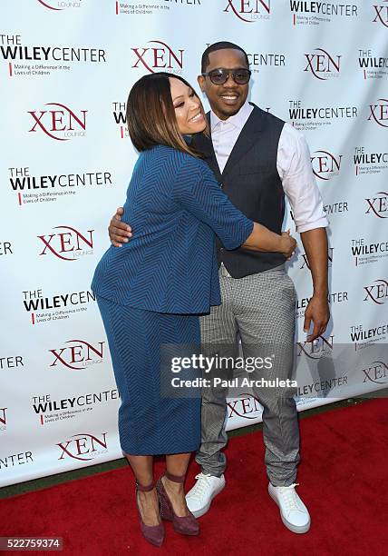 Actors Tisha Campbell Martin and Duane Martin attend the benefit for children with autism at Xen Lounge on April 17, 2016 in Studio City, California.