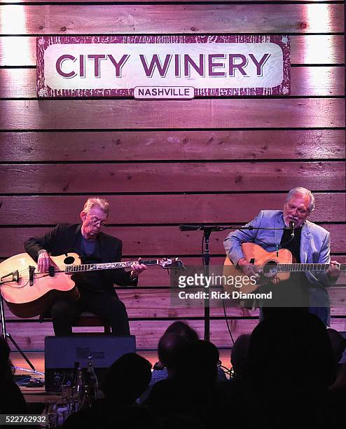 Jack Cassidy and Jorma Kaukonen - HOT TUNA perform at City Winery Nashville on April 20, 2016 in Nashville, Tennessee.