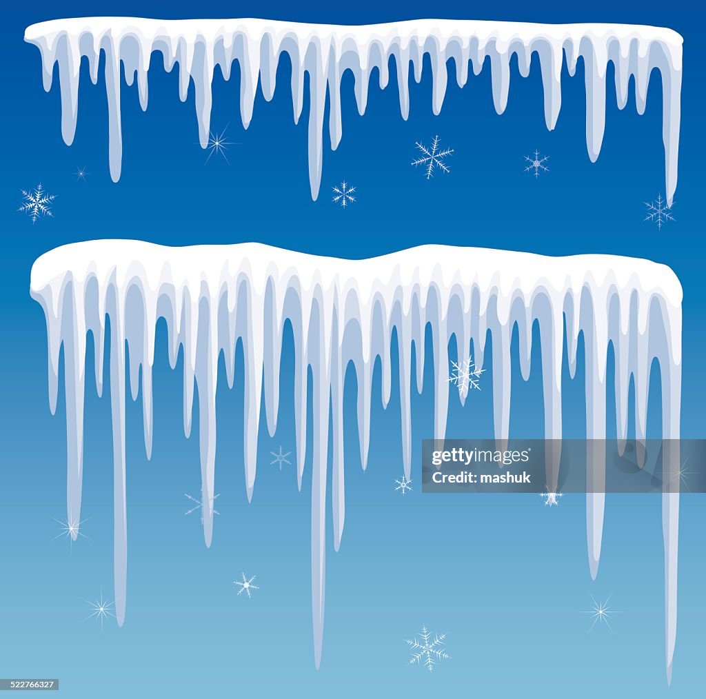 Icles Border Icicle Border Clipart