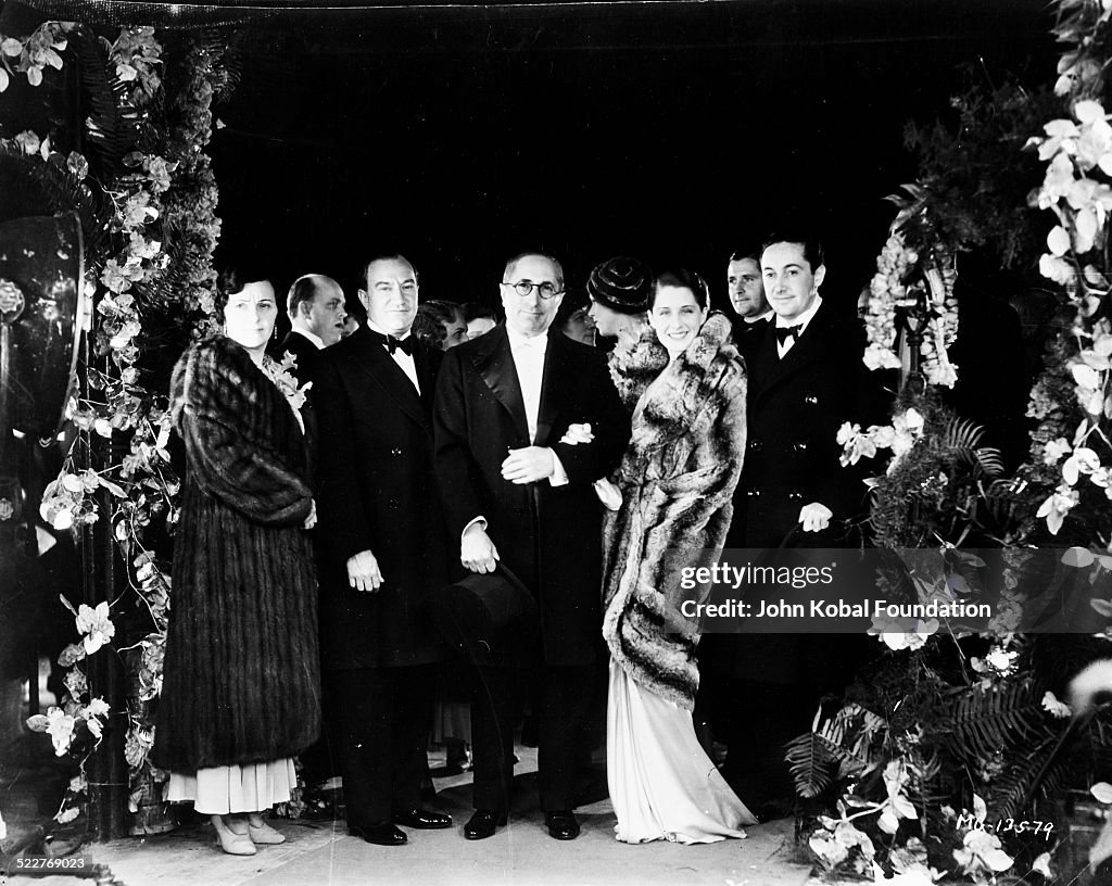 Louis B. Mayer, Norma Shearer And Irving Thalberg