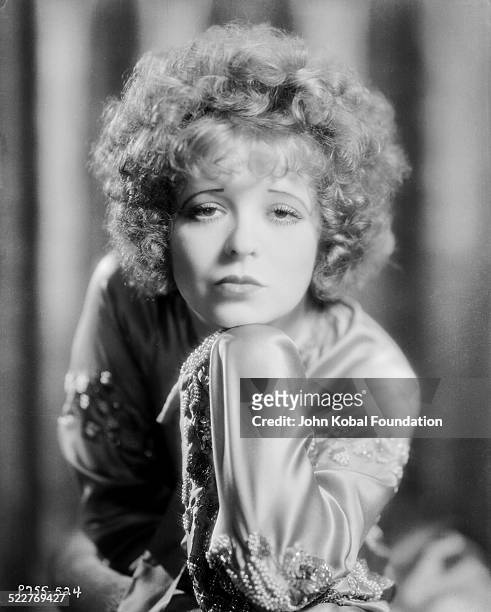 Headshot of actress Clara Bow , for Paramount Pictures, 1930.