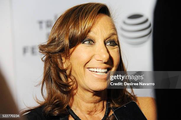 During the APRIL 20: Fashion designer Donna Karan attends Tribeca Talks Daring Women Summit during the 2016 Tribeca Film Festival at Spring Studios...