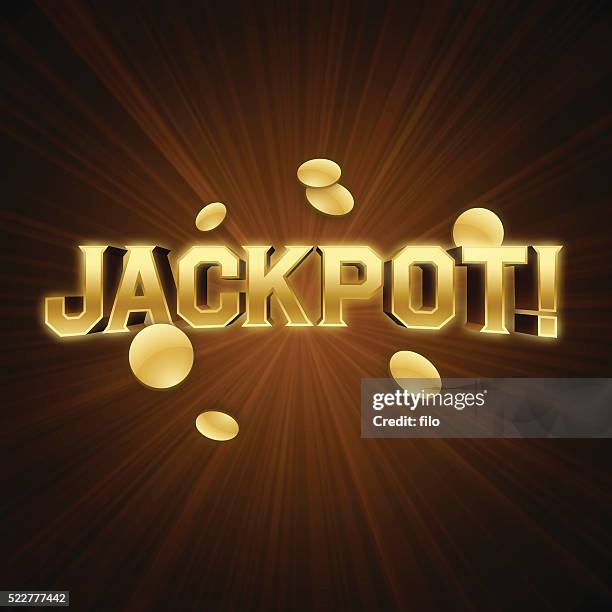 bildbanksillustrationer, clip art samt tecknat material och ikoner med jackpot! - jackpot