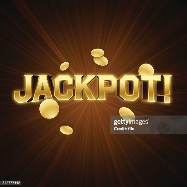 jackpot! - jackpot stock illustrations stock illustrations