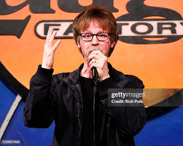 Comedian Dana Carvey performs on stage at the Dr. Ken Comedy Night at The Laugh Factory on April 20, 2016 in West Hollywood, California.