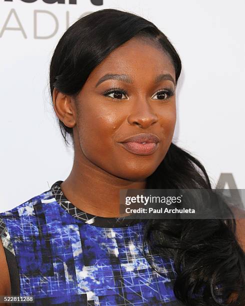 Singer Coco Jones attends Tubeathon 2016 at iHeartRadio Theater on April 20, 2016 in Burbank, California.