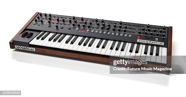 Sequential Prophet-6 analogue polysynth, taken on August 21, 2015.