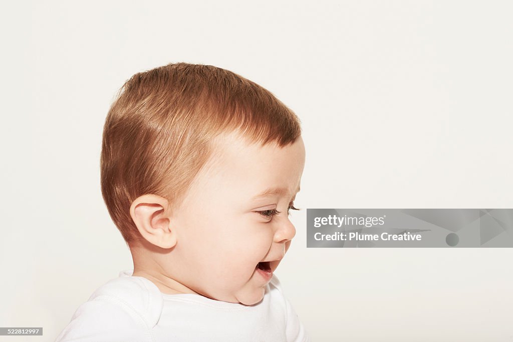 Laughing baby