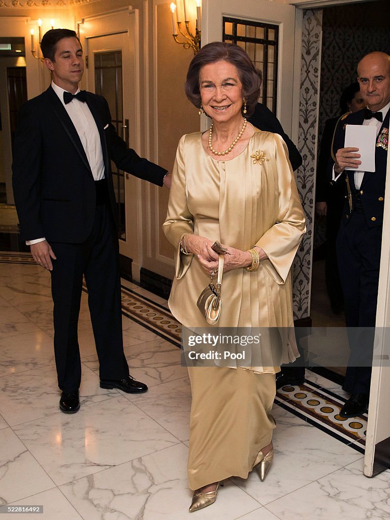 Queen Sofia Attends British Spanish Society 100th Anniversary Gala