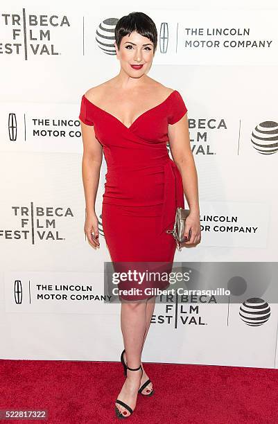 Soophia Foroughi attends 'A Hologram For The King' World Premiere during 2016 Tribeca Film Festival at John Zuccotti Theater at BMCC Tribeca...