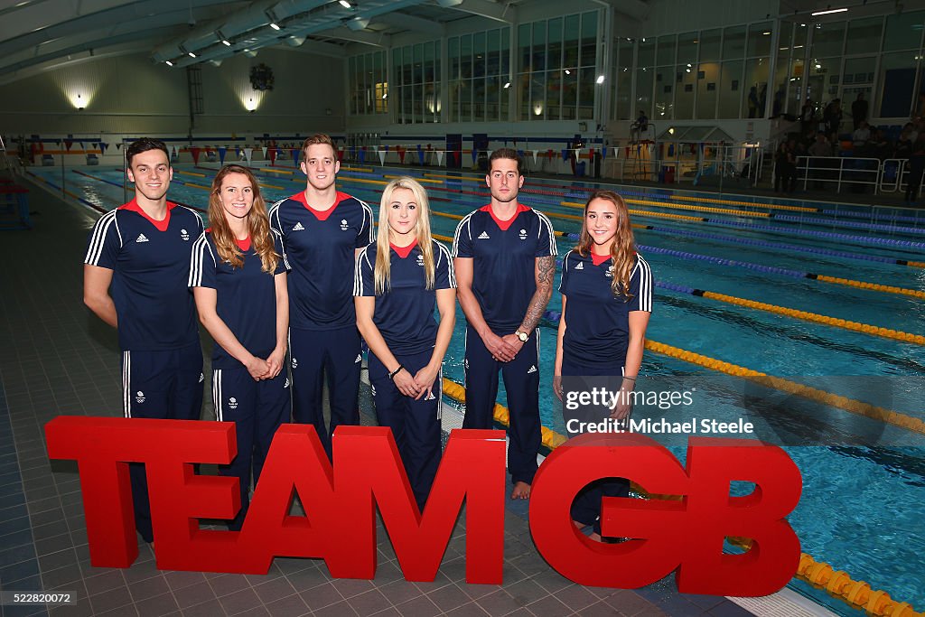 Announcement of Swimming Team Athletes Named in Team GB for the Rio 2016 Olympic Games