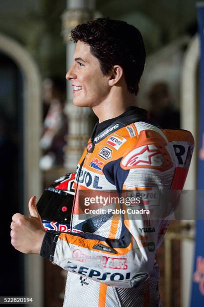 Marc Marquez's Wax figure at Wax Museum on April 21, 2016 in Madrid, Spain.