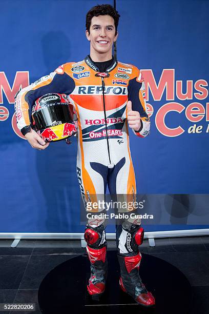 Marc Marquez's Wax figure at Wax Museum on April 21, 2016 in Madrid, Spain.