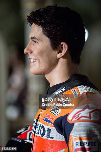 Marc Marquez's Wax figure at Wax Museum on April 21, 2016 in Madrid, Spain.