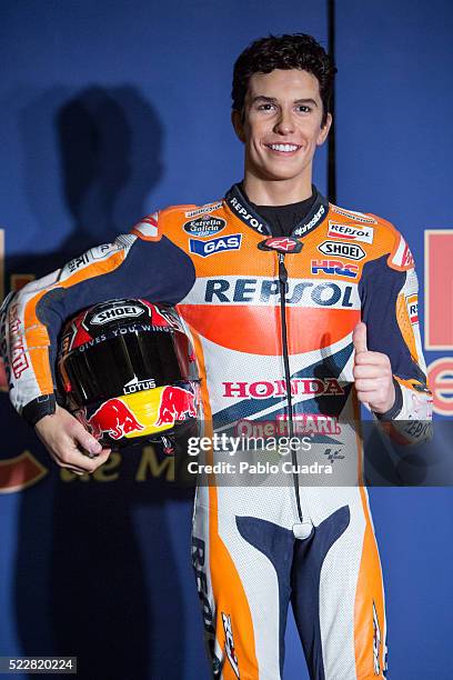 Marc Marquez's Wax figure at Wax Museum on April 21, 2016 in Madrid, Spain.