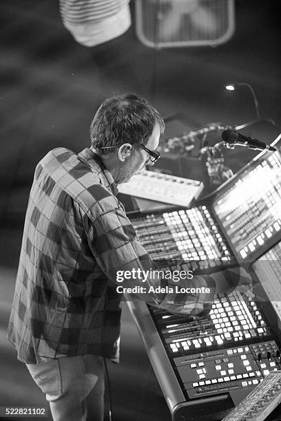 Rick Smith of Underworld performs at Terminal 5 on April 20, 2016 in New York City.