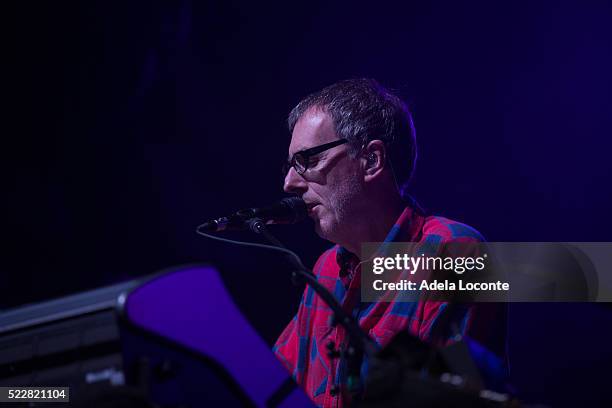 Rick Smith of Underworld performs at Terminal 5 on April 20, 2016 in New York City.