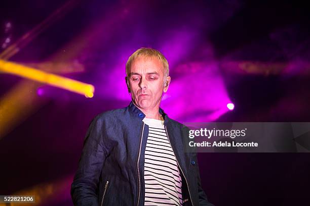 Karl Hyde of Underworld performs at Terminal 5 on April 20, 2016 in New York City.