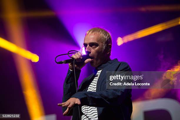 Karl Hyde of Underworld performs at Terminal 5 on April 20, 2016 in New York City.