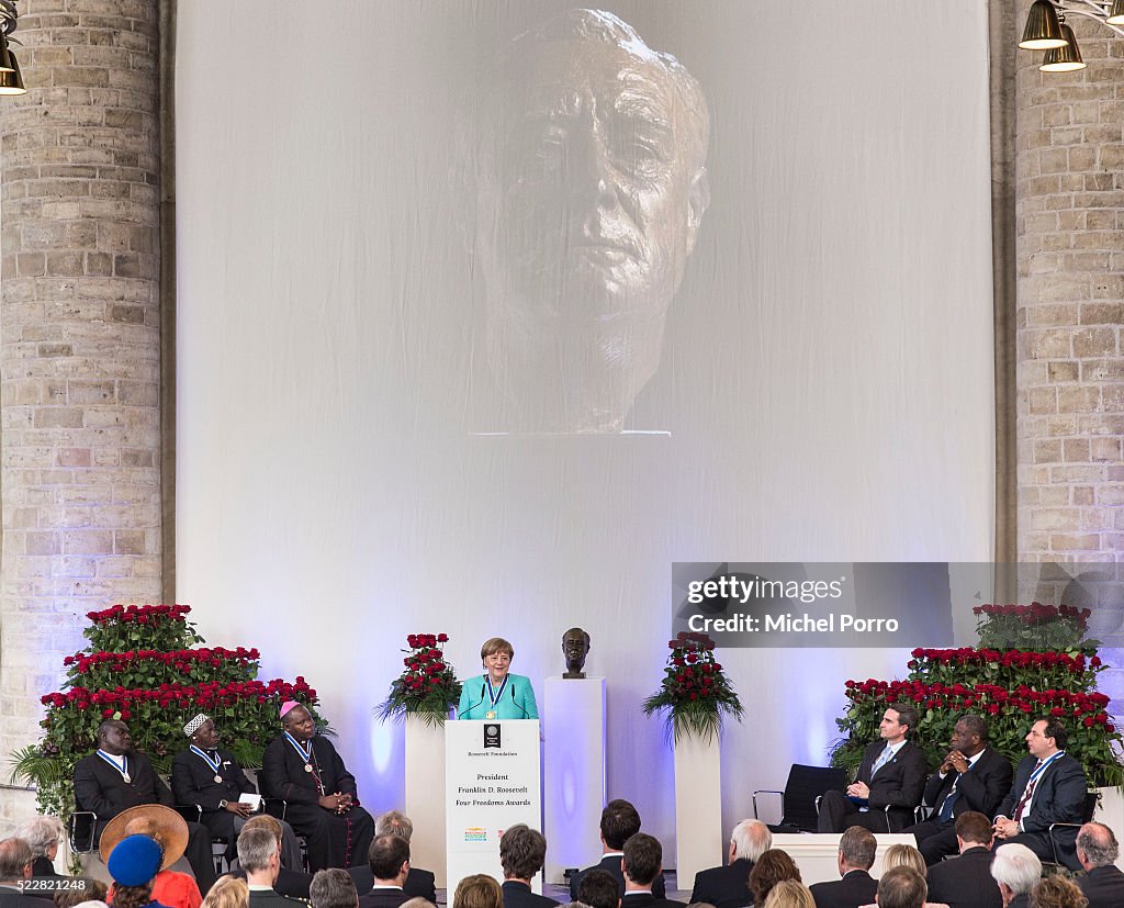 King Willem-Alexander and Queen Maxima Of The Netherlands Attend Four Freedoms Awards