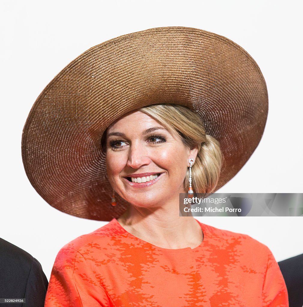 King Willem-Alexander and Queen Maxima Of The Netherlands Attend Four Freedoms Awards