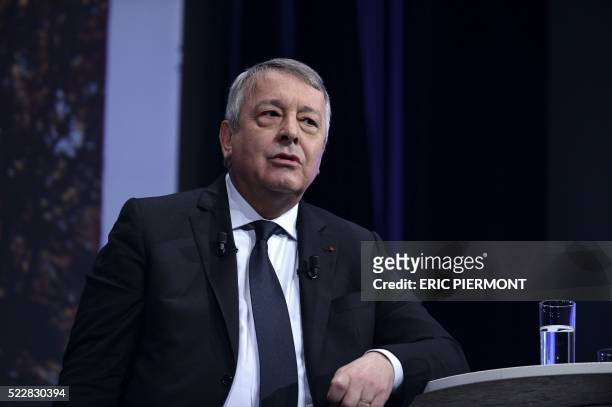 Antoine Frerot, CEO of French international water and utilities group Veolia Environnement, attends the group's general meeting in Paris on April 21,...