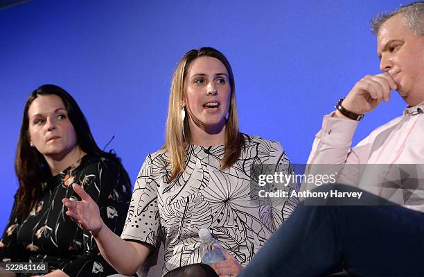 Jayne Knobbs, Lenovo, Celine Saturino Head of Media Operations Total Media and Jamie Toward, Managing Partner Karmarama during The Power of Native...