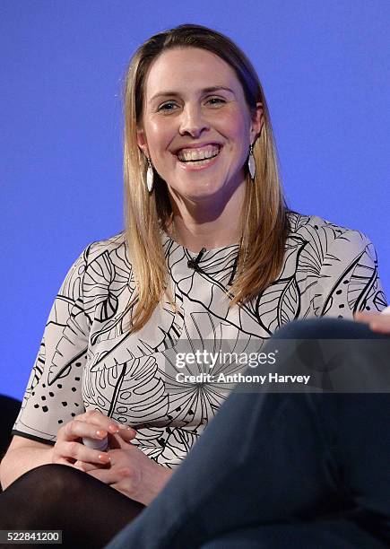 Celine Saturino Head of Media Operations Total Media during The Power of Native Video at Advertising Week Europe 2016 at Picturehouse Central on...