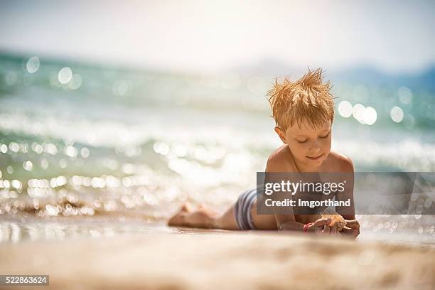 Boy And Shells 903 Boy Seashells Stock Photos, High-Res Pictures, and Images - Getty ...