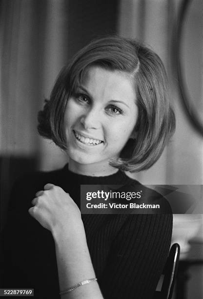 American film and television actress Stefanie Powers, London, 1964.