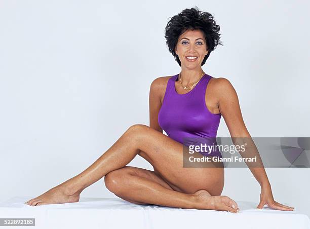 The Spanish actress and singer Norma Duval during a photo shoot Madrid, Spain. .